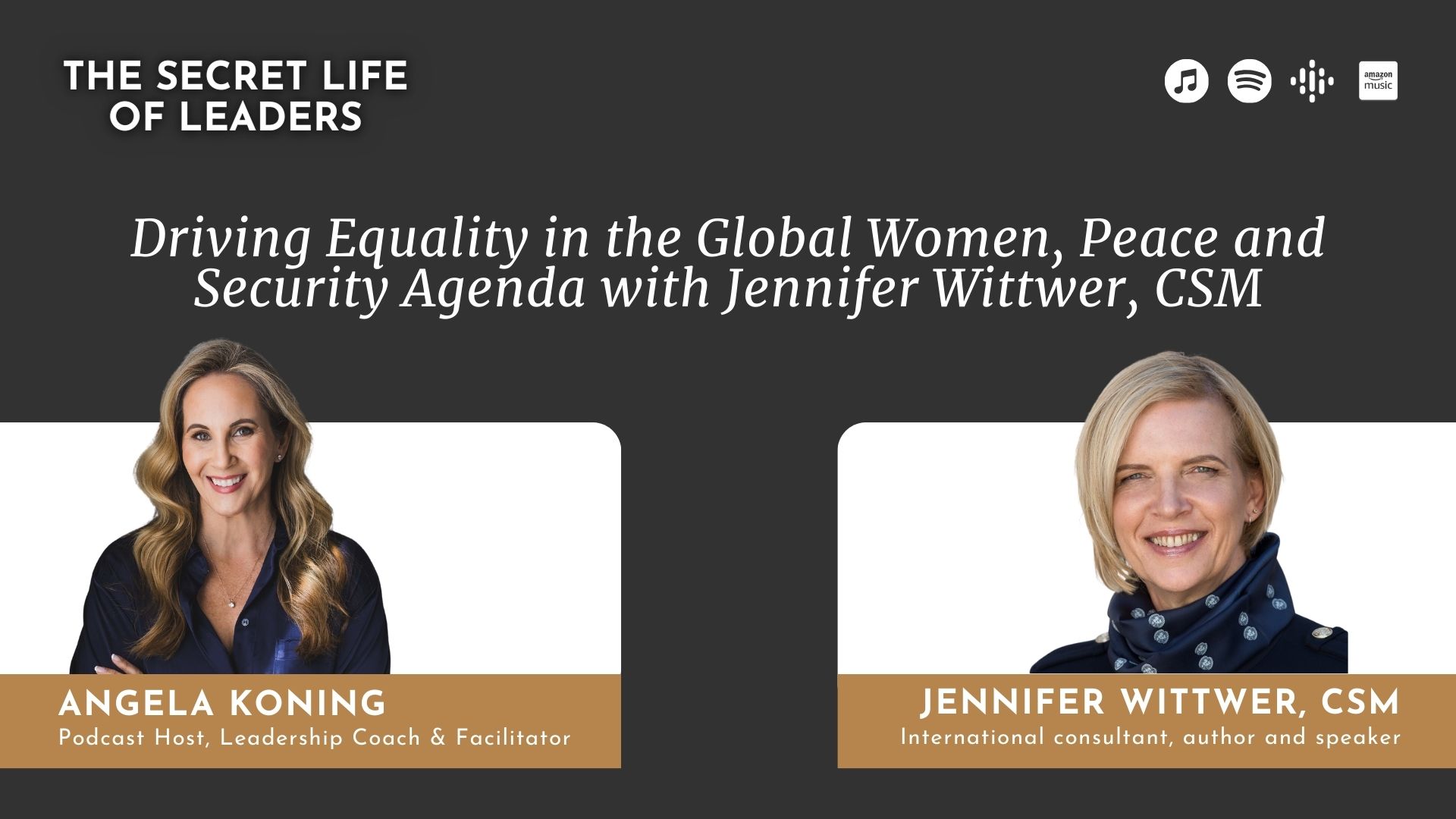 Driving Equality in the Global Women, Peace and Security Agenda with Jennifer Wittwer, CSM